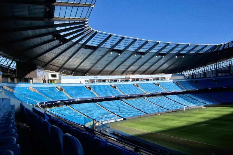 Premier League-stadionet Etihad Stadium i Manchester